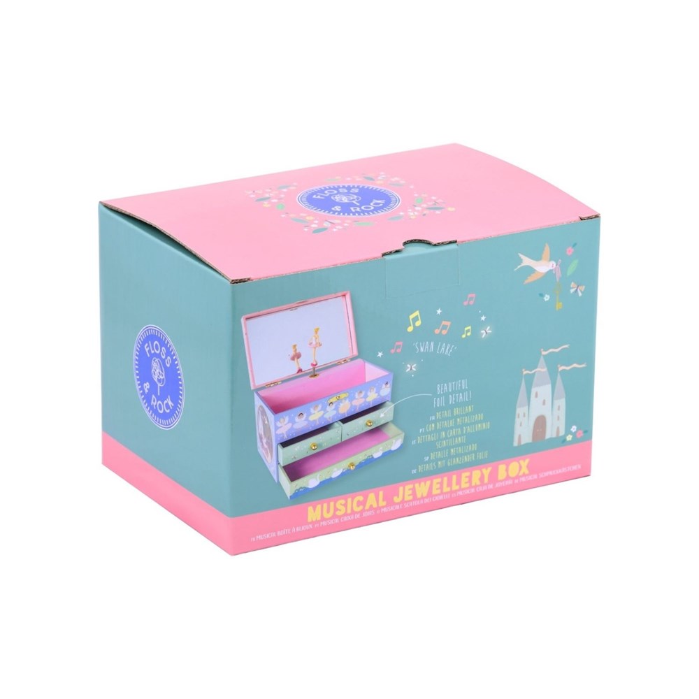 Floss & Rock Enchanted - Musical Jewellery Box with 3 Drawers (8862053269730)