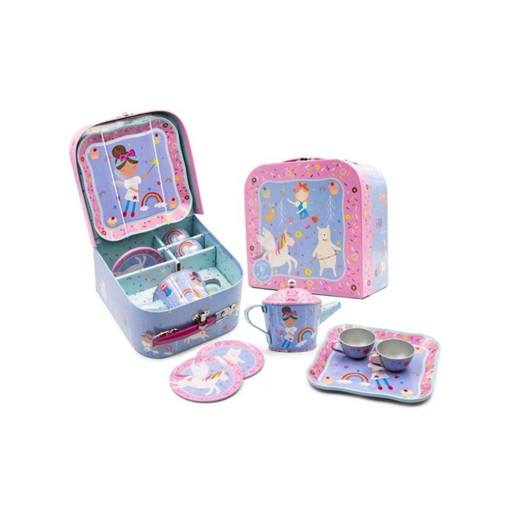 Floss & Rock Rainbow Fairy - Tin Tea Set 7 Piece (8862053695714)