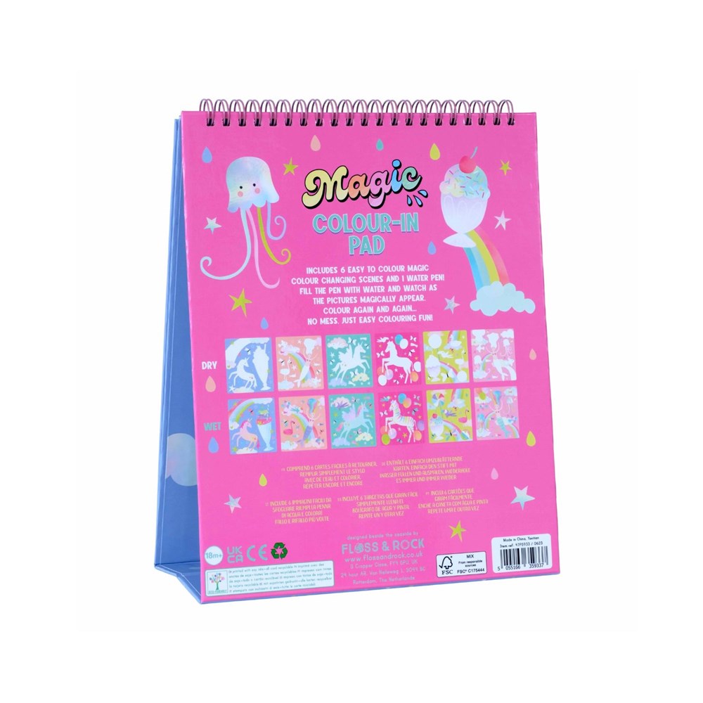 Floss & Rock Fantasy - Magic Colour Changing Watercard Easel and Pen (8862054121698)