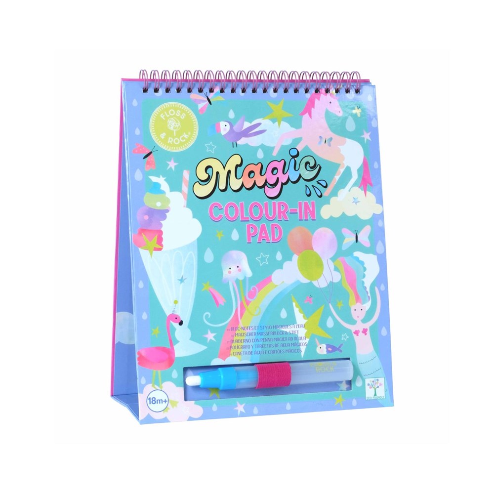 Floss & Rock Fantasy - Magic Colour Changing Watercard Easel and Pen (8862054121698)