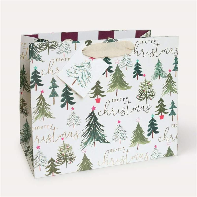 Caroline Gardner - Trees - Christmas Landscape Gift Bag (7469660438754)