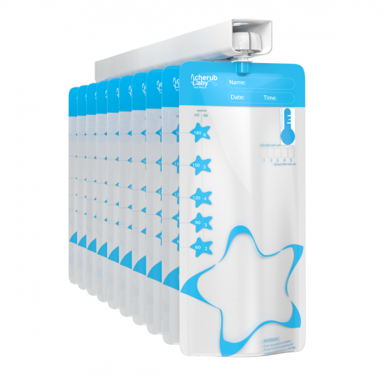 Cherub Breast Milk Bag & Food Pouch Storage Organiser (8266153525474)