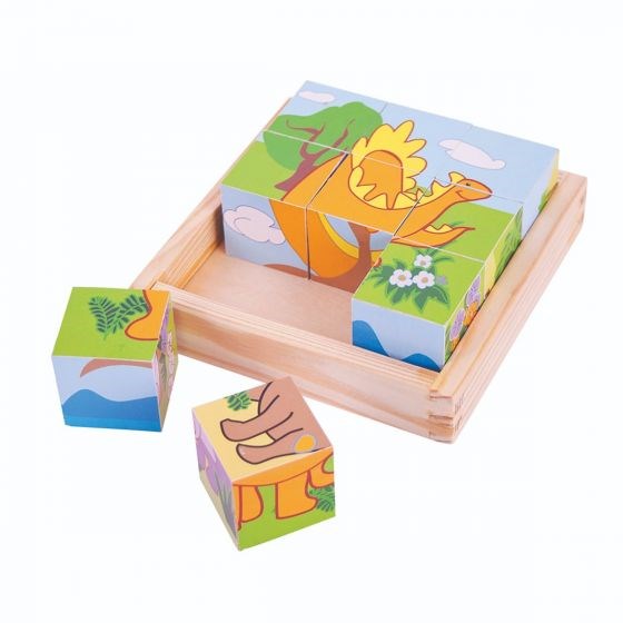 Big Jigs Dinosaur Cube Puzzle (8266146250978)