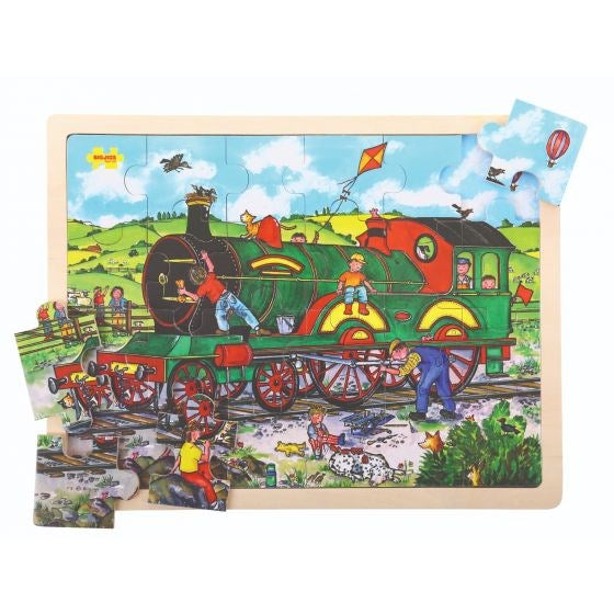Big Jigs 24 Piece Puzzle Tray - Train (8266148085986)