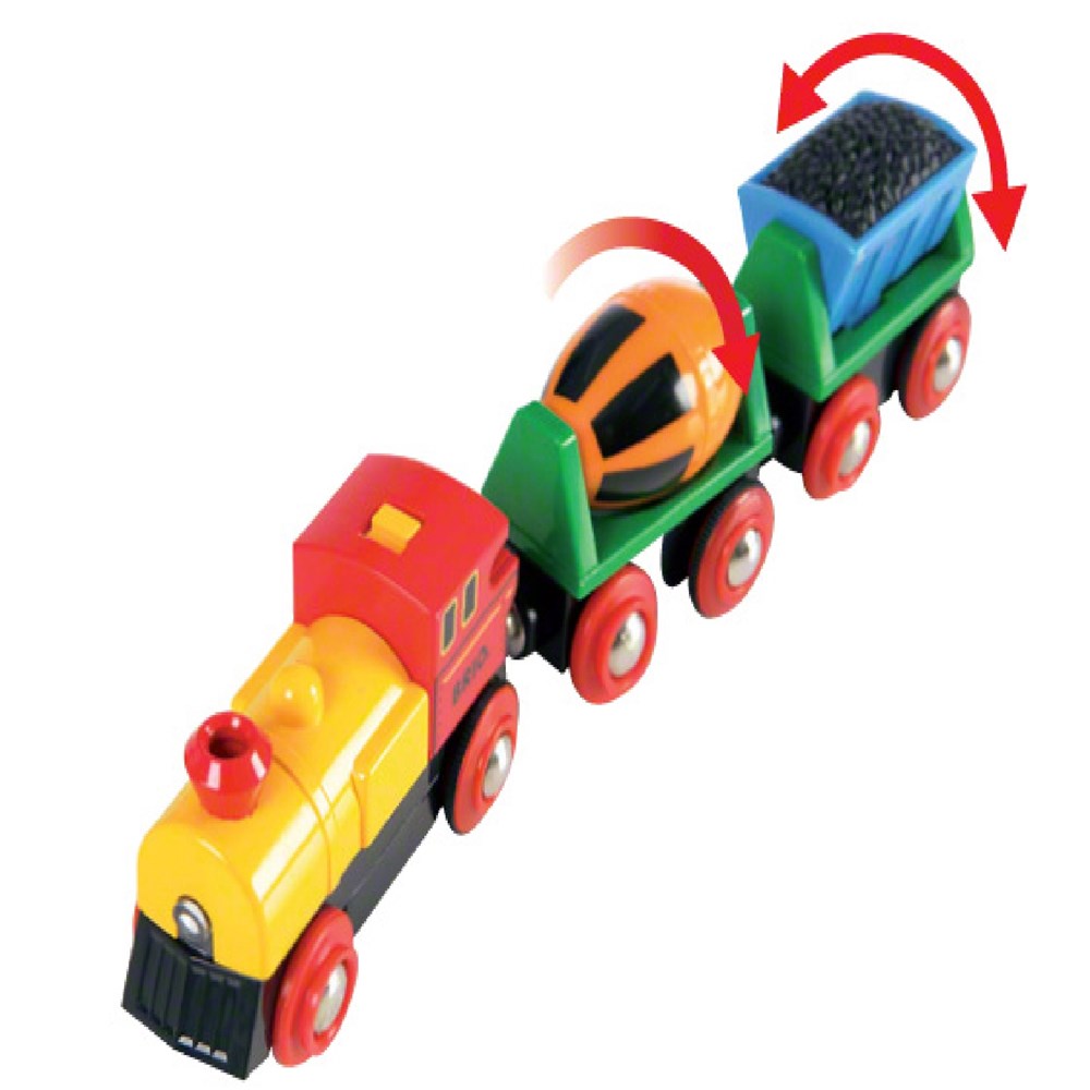 BRIO B/O - Battery Operated Action Train 33319 (8075016601826)