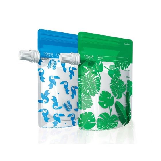 Cherub Re-useable Food Storage Pouch G&B (8266153787618)