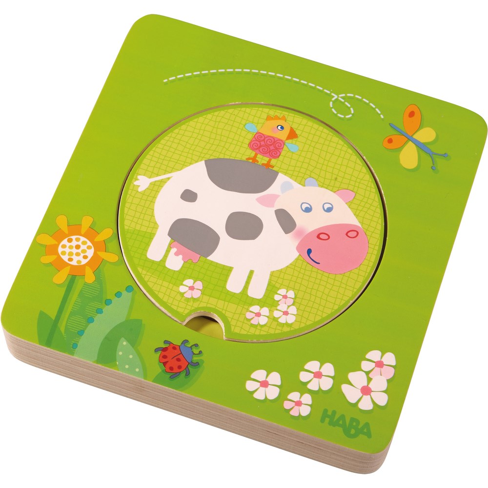 HABA Wooden Puzzle On the Farm (8015132950754)