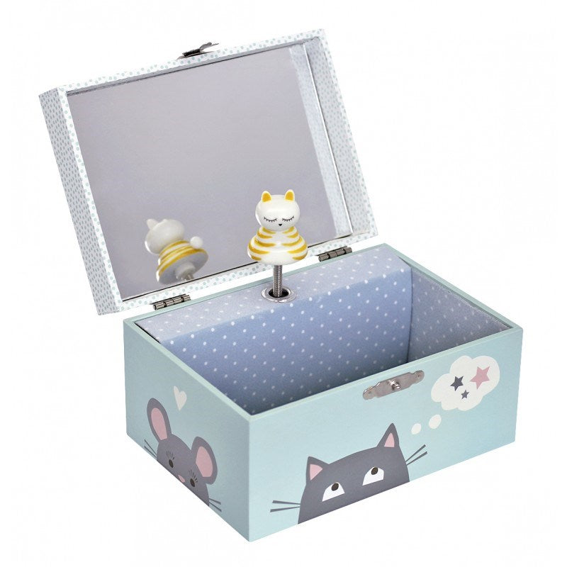 Trousselier Photoluminescent Music Box Cat - Glow in dark (7854797258978)