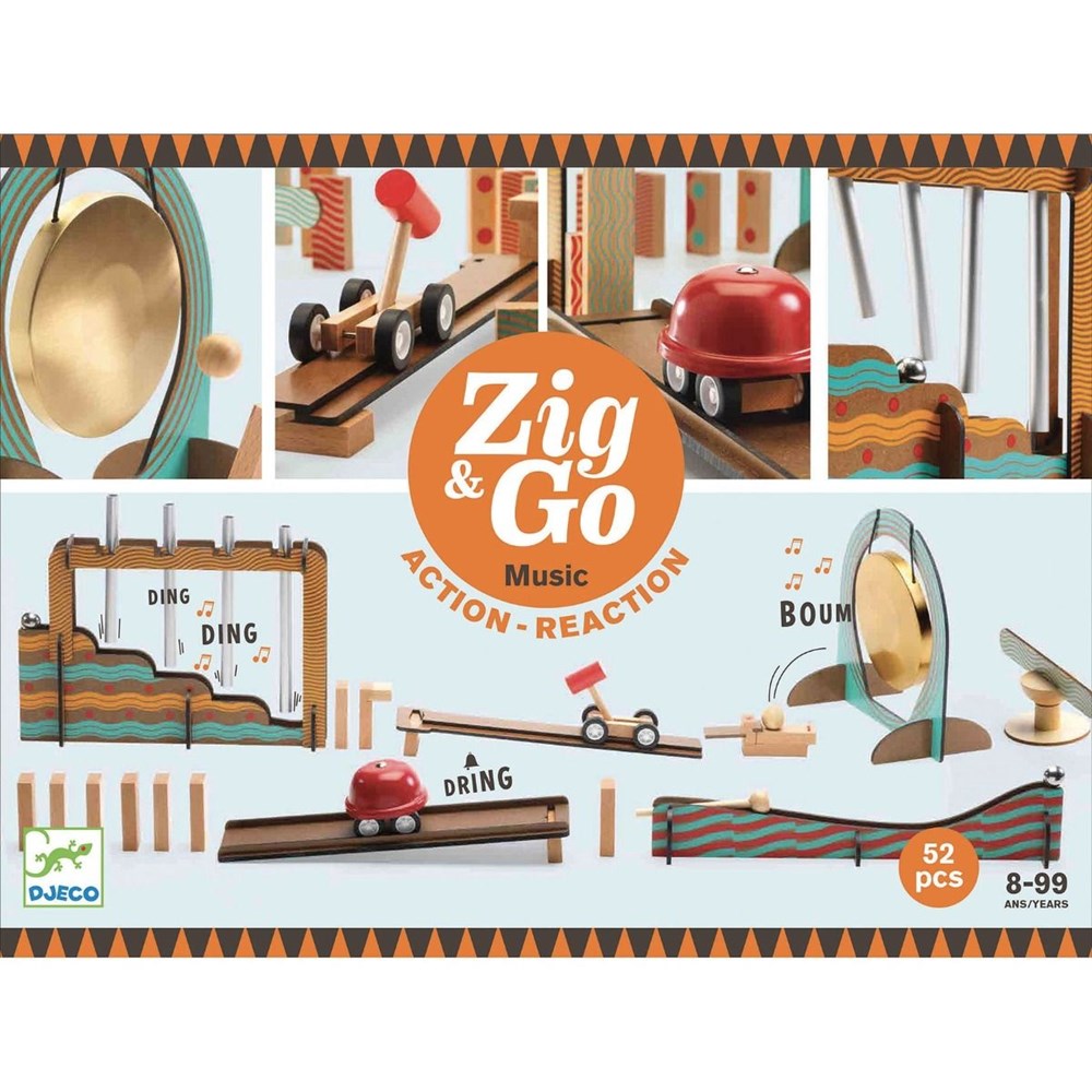 Djeco Zig & Go - Zig & Go - Music - 52 Pcs (7762935677154)
