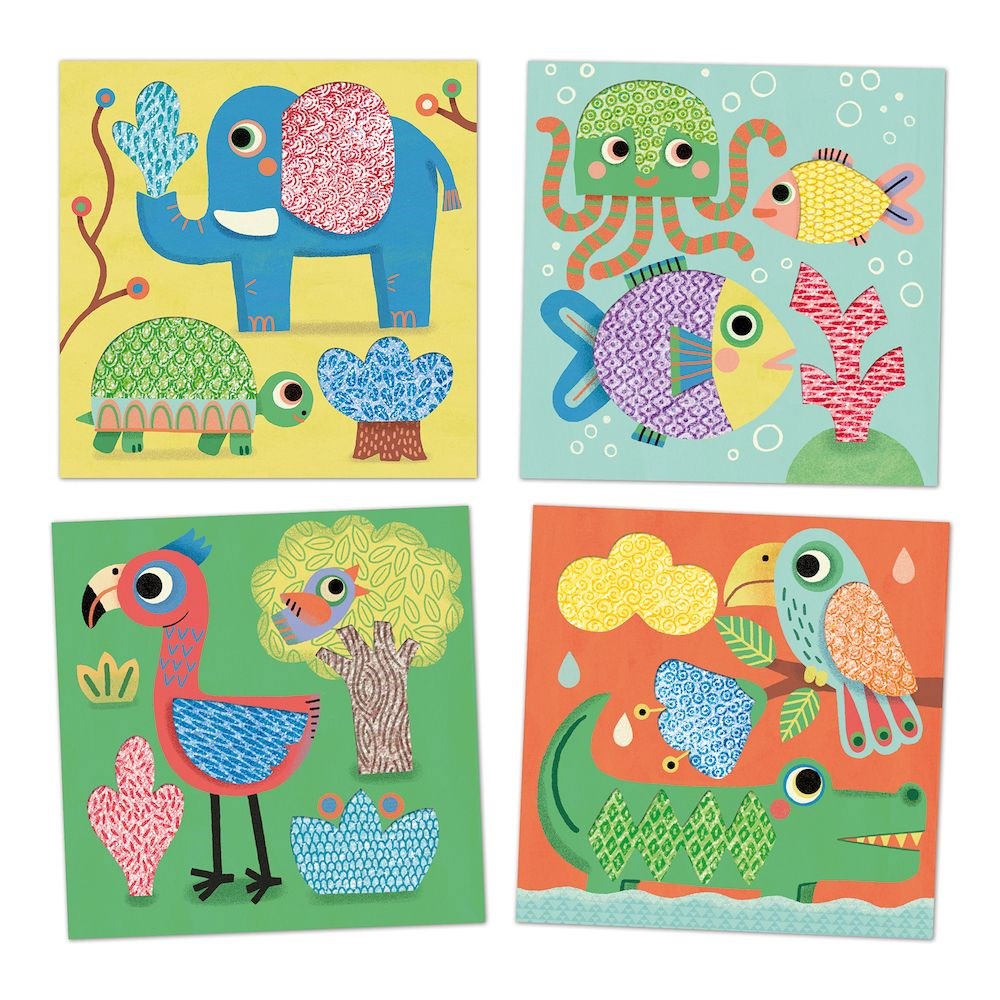 Djeco Patterns to rub - Magali's friends (7762942427362)