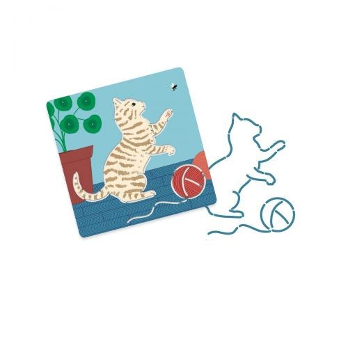 Djeco Stencil Cute companions (7875453550818)