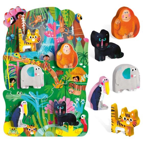 Headu Montessori First Puzzle the Jungle (8266166337762)
