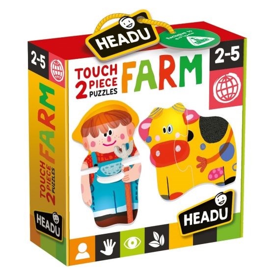 Headu Touch 2 pieces Puzzles Farm (8266165813474)