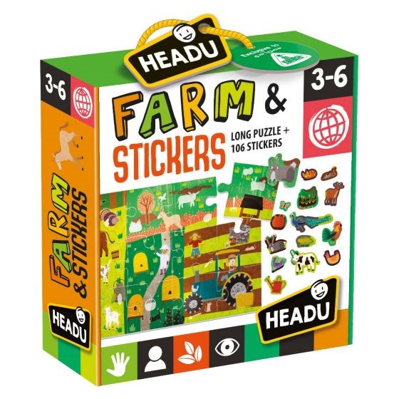 Headu Puzzle + Stickers The Farm (8266166173922)
