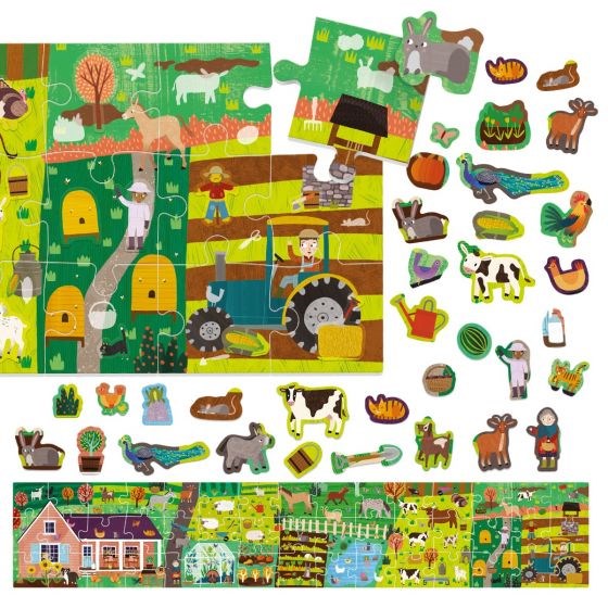 Headu Puzzle + Stickers The Farm (8266166173922)