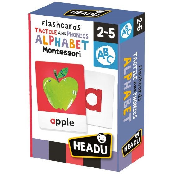 Headu Montessori Flashcards Tactile and Phonics Alphabet (8266167779554)