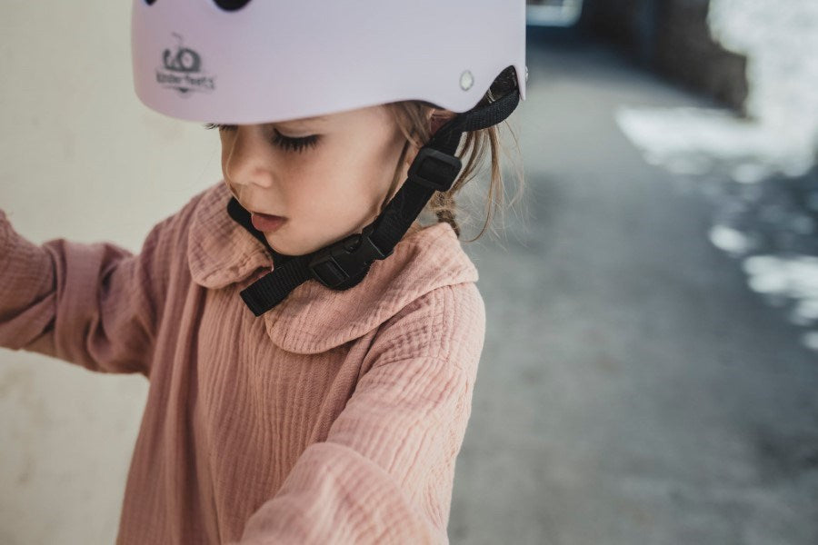Kinderfeets Pink Mattle Helmet (7013172215990)