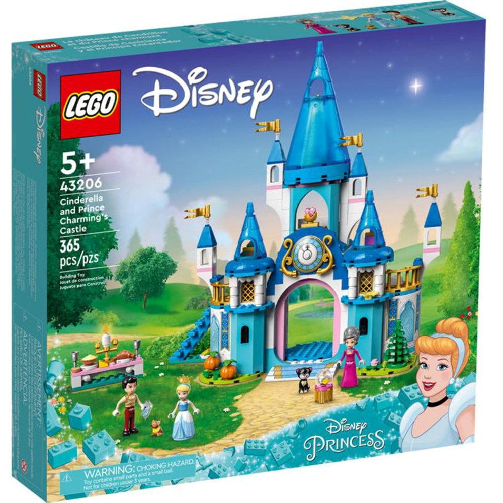 LEGO Disney Princess: Cinderella and Prince Charming's Castle 43206 (7829984903394)