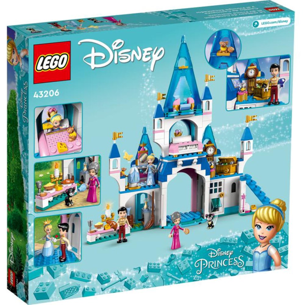 LEGO Disney Princess: Cinderella and Prince Charming's Castle 43206 (7829984903394)