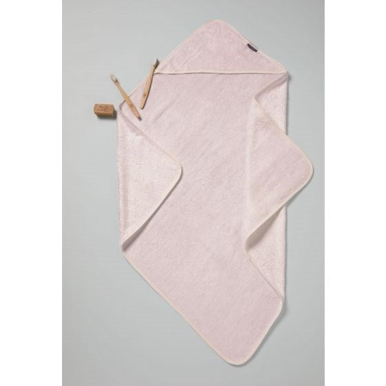 Little Linen Little Bamboo Hooded Towel - Dusty Pink (8237398360290)