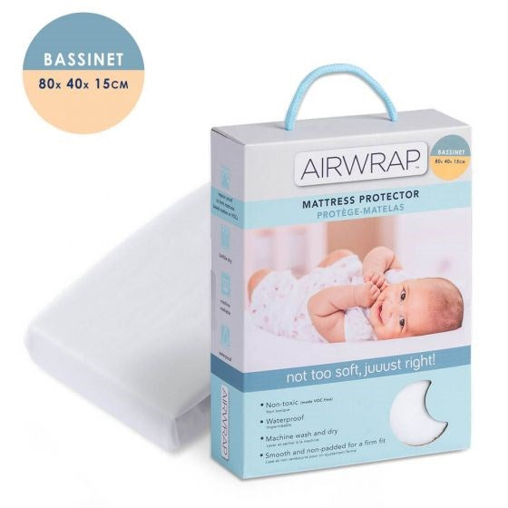 Little Linen Airwrap Mattress Protector - Bassinet (8266186031330)
