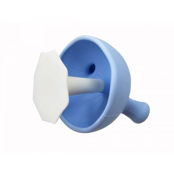 Mombella Mushroom Teether - Light Blue (7511788519650)