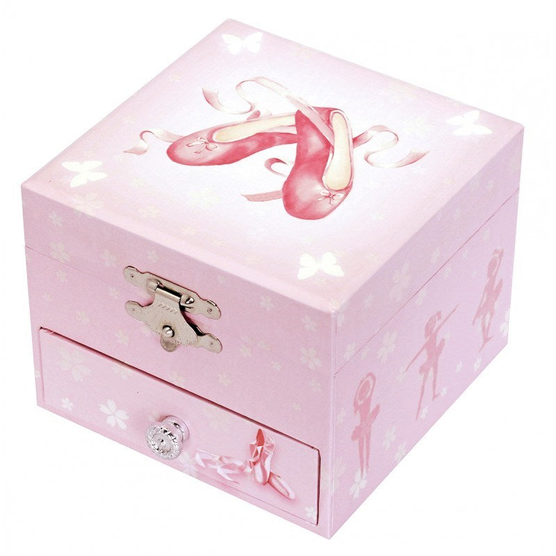 Trousselier Photoluminescent Music Box Ballerina Shoes - Pink - Glow in dark (7854795325666)