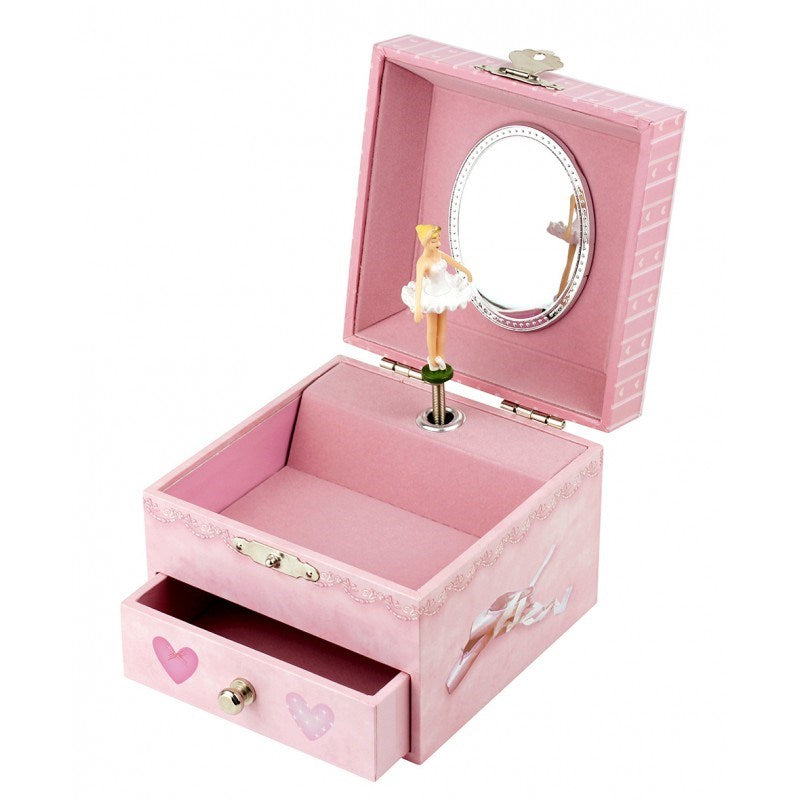 Trousselier Music Box Dancer In Tutu - Pink - Figurine Ballerina (7854794997986)