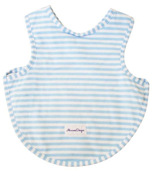 Alimrose Bib - Arm Holes Back Fastening Blue (7013169463478)