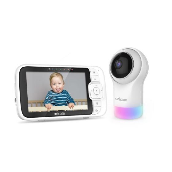 Oricom 5" Smart HD NurseryPal Glow + Baby Monitor (8266210967778)