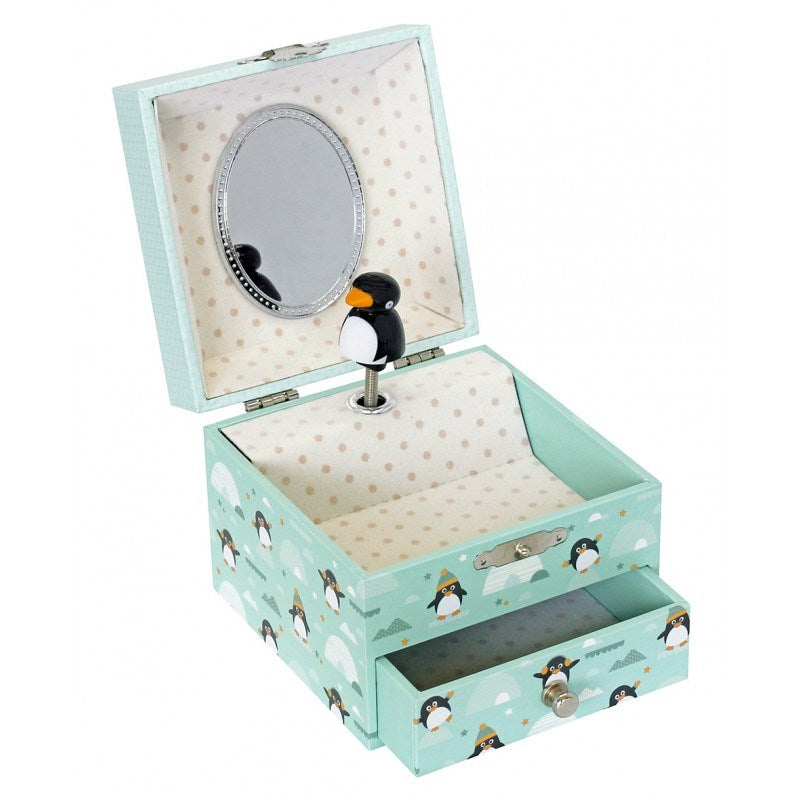 Trousselier Photoluminescent Music Box Penguin - Glow in dark (7854794211554)