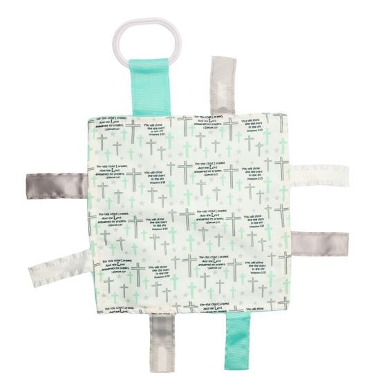 Baby Jack 20x20 Prayer Christian Crinkle Sensory Toy (8266145628386)