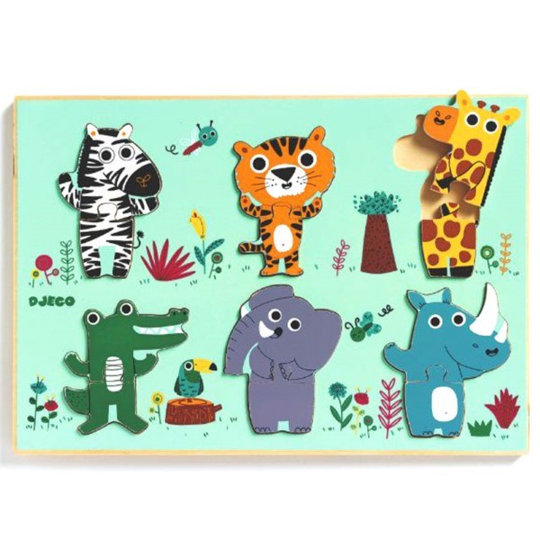 xDjeco Wooden Puzzles - Coucou-Croco (6906314293430)