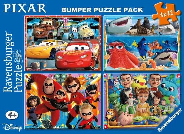 Ravensburger Disney Pixar 4x42pc Bumper Pack (8076839157986)
