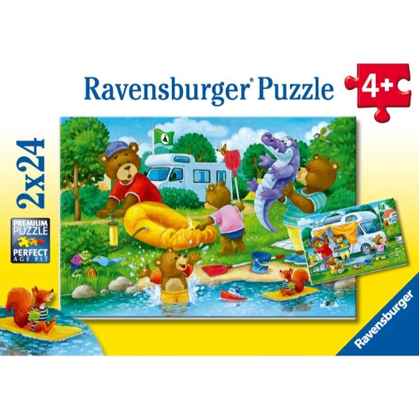 Ravensburger Bear Family Camping Trip 2x24pc (8076829327586)