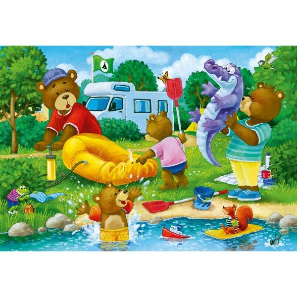 Ravensburger Bear Family Camping Trip 2x24pc (8076829327586)