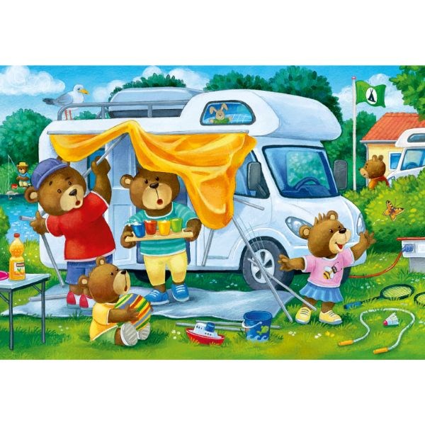Ravensburger Bear Family Camping Trip 2x24pc (8076829327586)