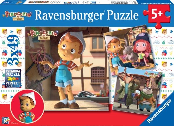 Ravensburger Pinocchio 3x49pc (8076839387362)