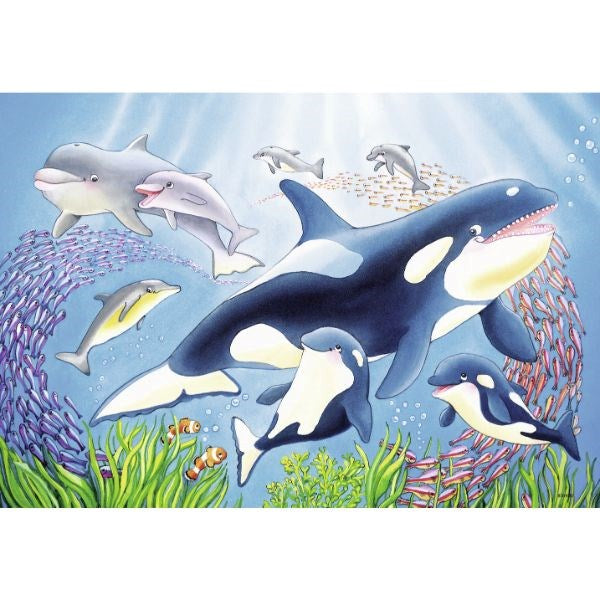 Ravensburger Colourful Underwater World Puzzle 2x24pc (8076830081250)