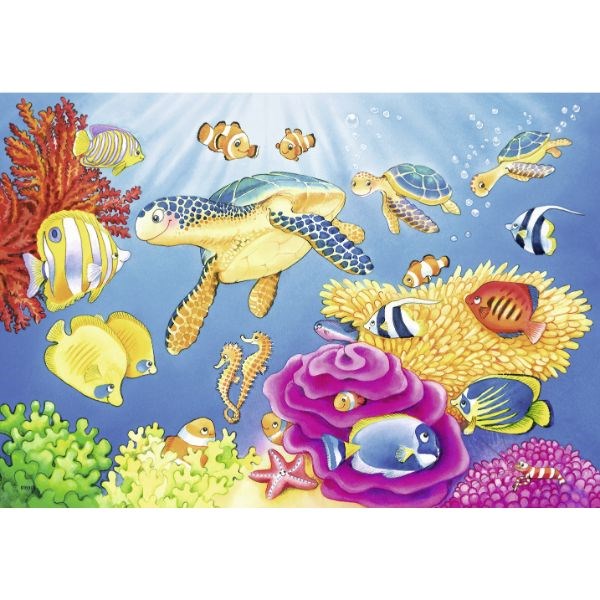 Ravensburger Colourful Underwater World Puzzle 2x24pc (8076830081250)