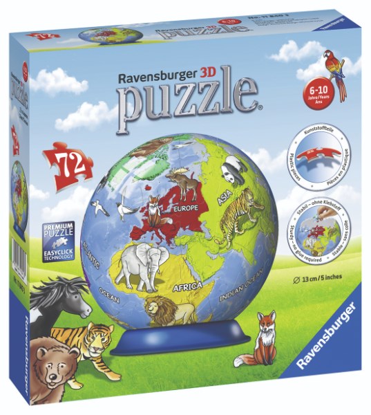 Ravensburger Childrens Globe Puzzleball 72pc (8250129907938)