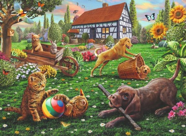 Ravensburger Playing in the Yard Puzzle 200pc (8076832407778)