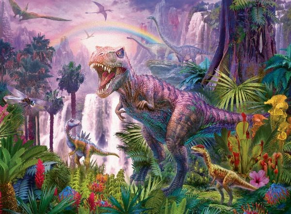 Ravensburger King of The Dinosaurs 200 Piece Puzzle for Kids (8075534008546)
