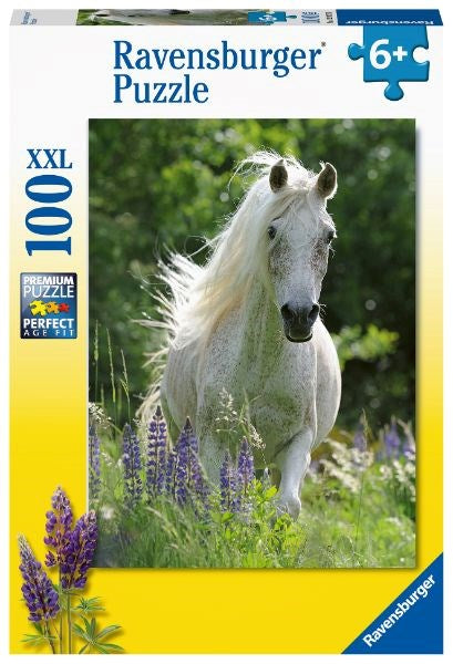 Ravensburger Horse in Flowers Puzzle 100pc (8076833358050)