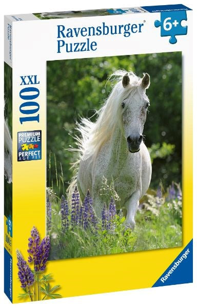 Ravensburger Horse in Flowers Puzzle 100pc (8076833358050)