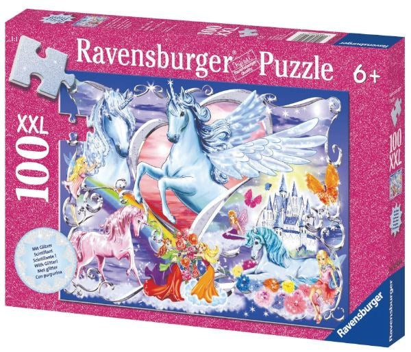 Ravensburger Amazing Unicorns Puzzle Glitter 100pc (8076837028066)