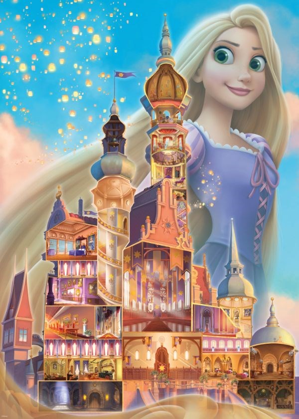 Ravensburger Disney Castles: Rapunzel 1000pc (8076840501474)