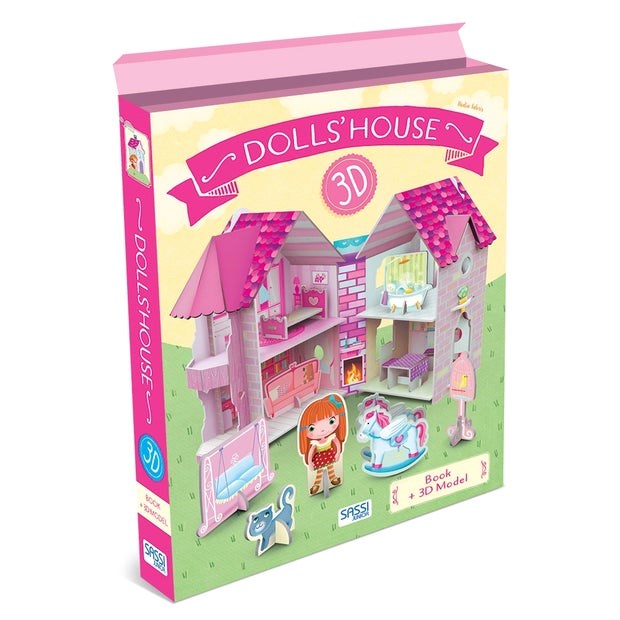 Sassi Junior 3D Doll's House and Book (7671977476322)