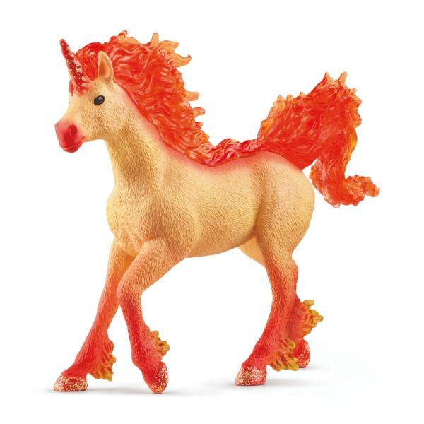 Schleich - Elementa Fire Unicorn Stallion (8075031478498)