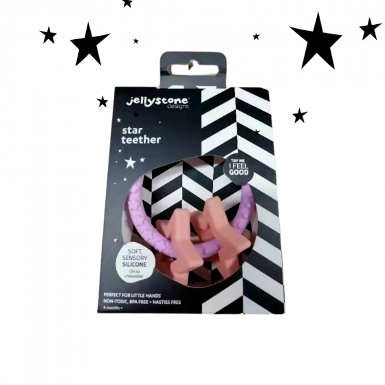Jellystone Star Teether - Bubblegum (8237398032610)